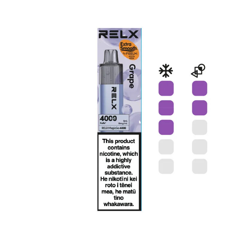 14_349e07d7-9064-41e1-aa1f-fb286 RELX MagicGo 4000 Grape - Image 1