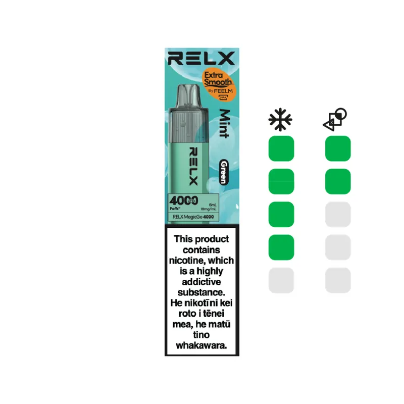 are vapes illegal in qld - RELX MagicGo 4000 mint flavour QLD legal
