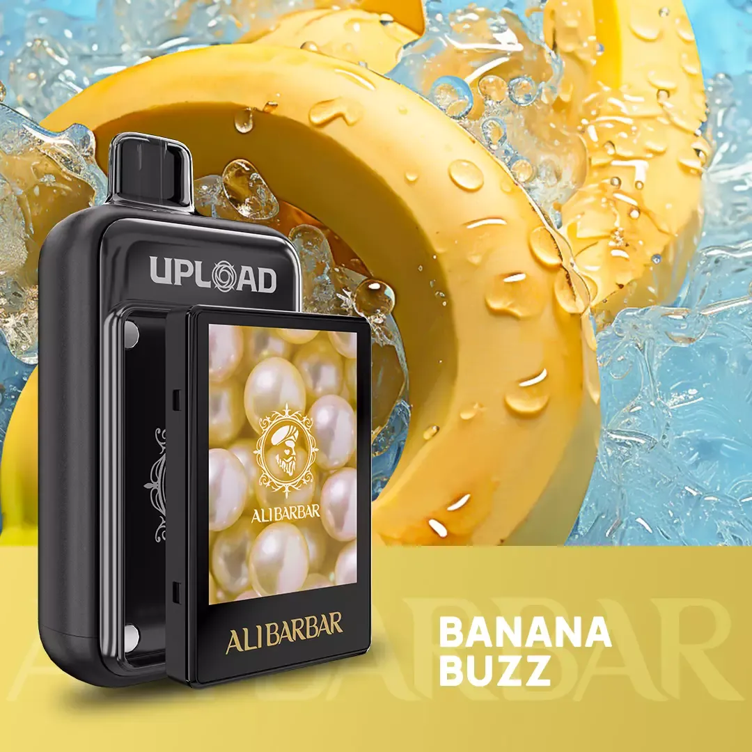 ALIBARBAR-UPLOAD-25000-PUFFS-4 Alibarbar Upload 25000 Puffs-Banana Buzz - Image 1