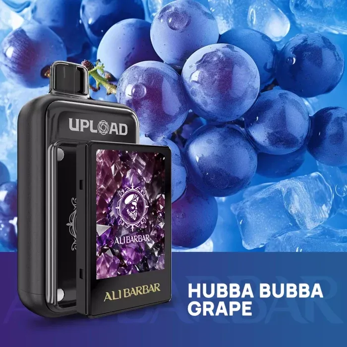 ALIBARBAR-UPLOAD-25000-PUFFS-9-7 Alibarbar Upload 25000 Puffs-Hubba Bubba Grape - Image 1