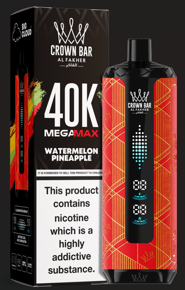 Al Fakher Crown Bar Mega Max 40000 Puffs goget reviews - Professional Guide and Review