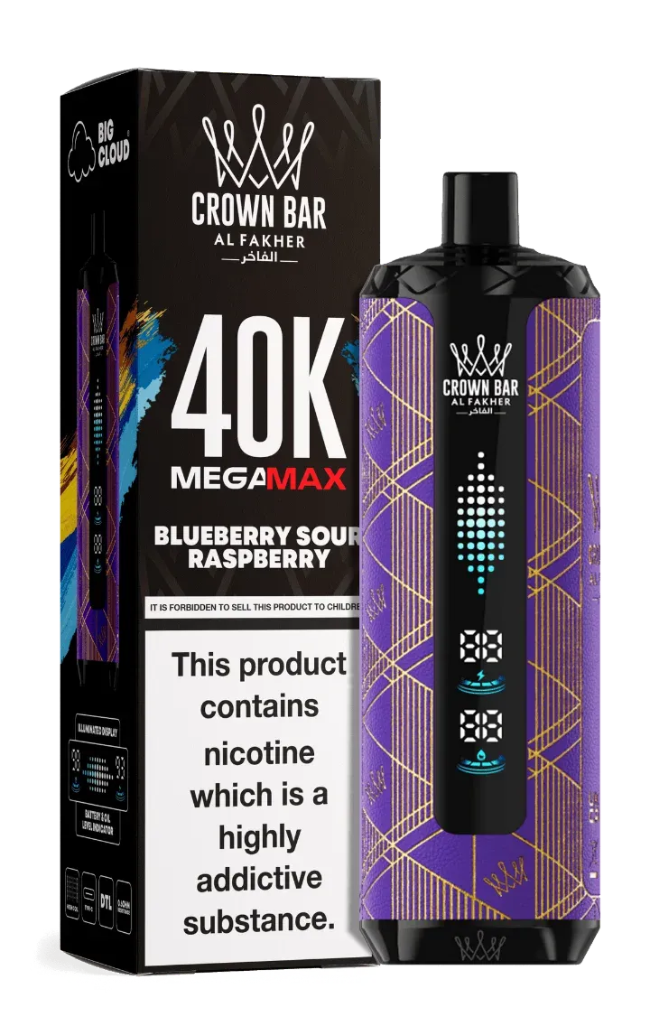 Al Fakher Crown Bar Mega Max 40000 Puffs1 Al Fakher Crown Bar Mega Max 40000 Puffs-5 packs or more - Image 1