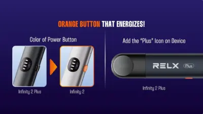 RELX Infinity 2 Plus Device – Rose Gold 3 RELX Infinity 2 Plus Device – Meteor Flash