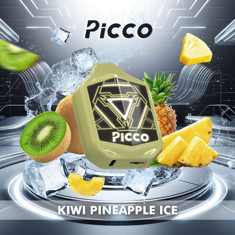 Kiwi-Pineapple-Ice Picco Voom 7000 Puffs - Kiwi Pineapple Ice - Image 1