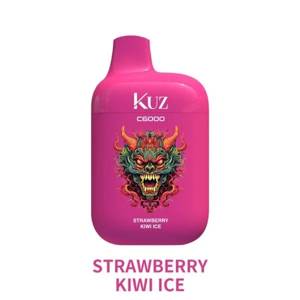 STRAWBERRY-KIWI-ICE-600x600.jpg KUZ C6000 PUFFS – STRAWBERRY KIWI ICE - Image 1