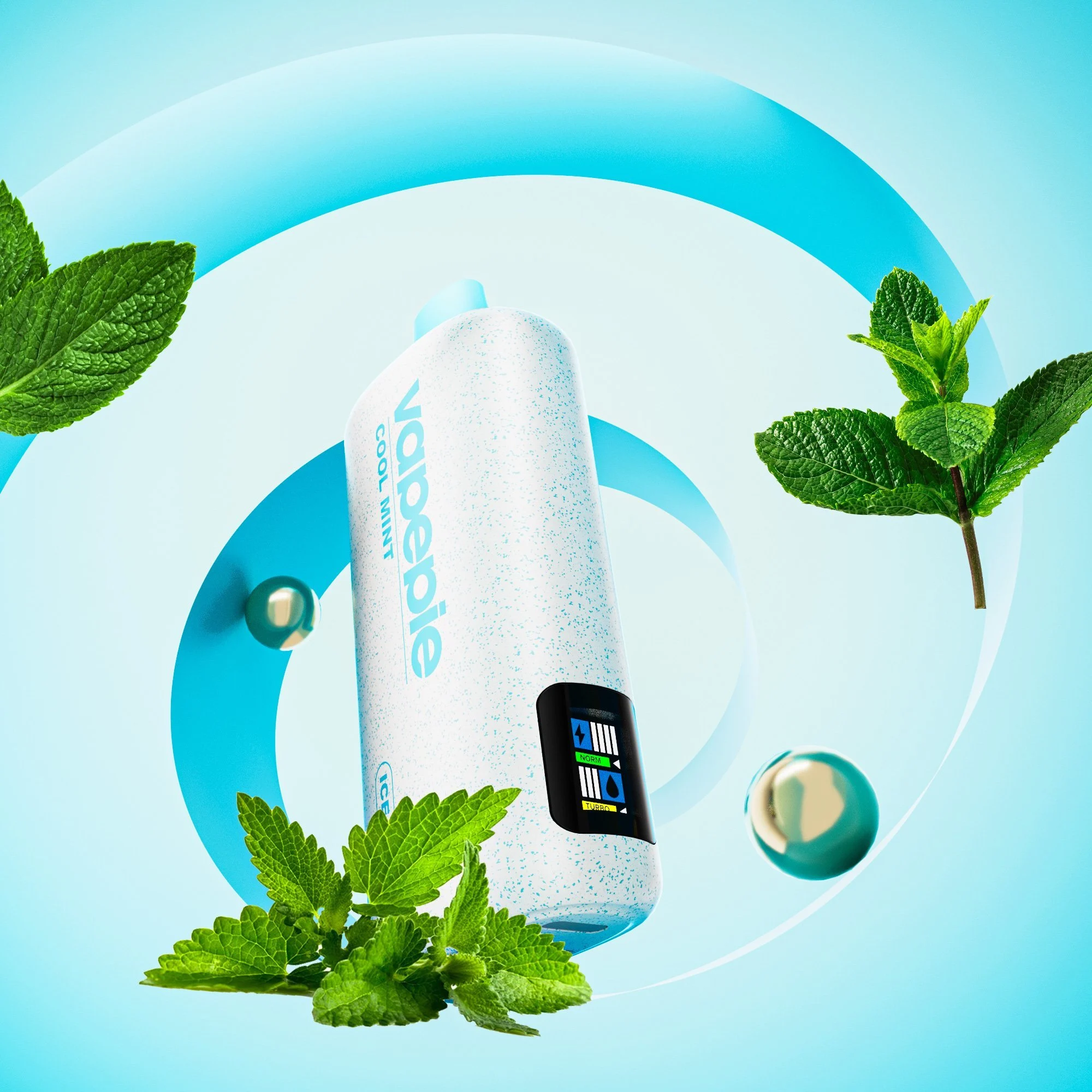 buy vape online - Vapepie Powergo 9800 puff mint disposable