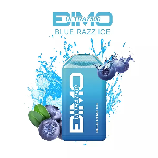 no vaping - BIMO Ultra 7500 puffs blue razz disposable vaporizer
