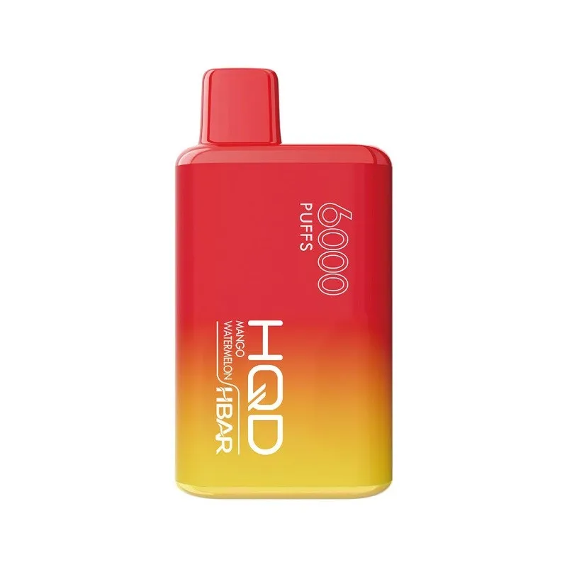 HQD HBAR Kit 6000 Puffs-Mango Watermelon HQD HBAR Kit 6000 Puffs-Mango Watermelon