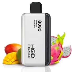 HQD Miracle 8000 Puffs – Mango Dragon 5% HQD Miracle 8000 Puffs – Mango Dragon 5%