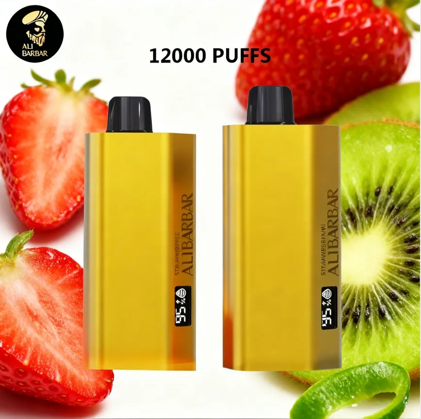 Alibarbar TEQ 12000 Puffs Strawberry Kiwi wtf alibarbar