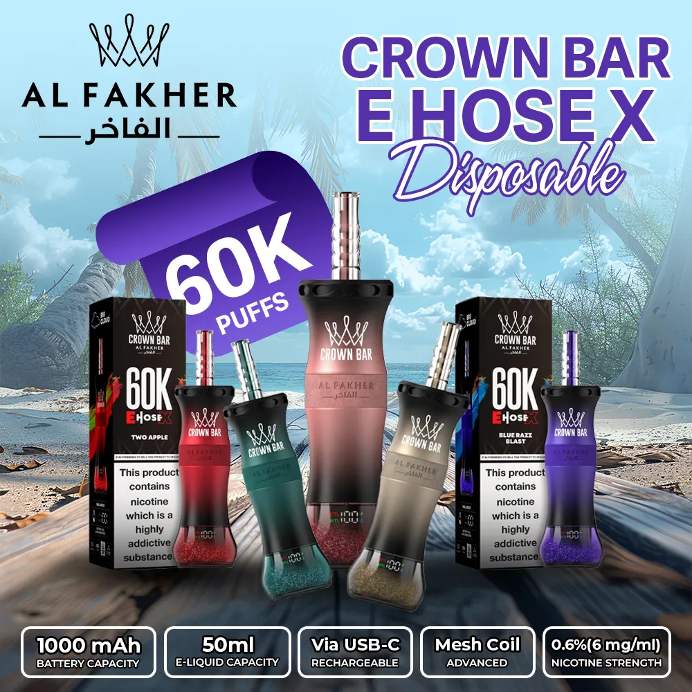 crown vape Al Fakher 60k 10 packs