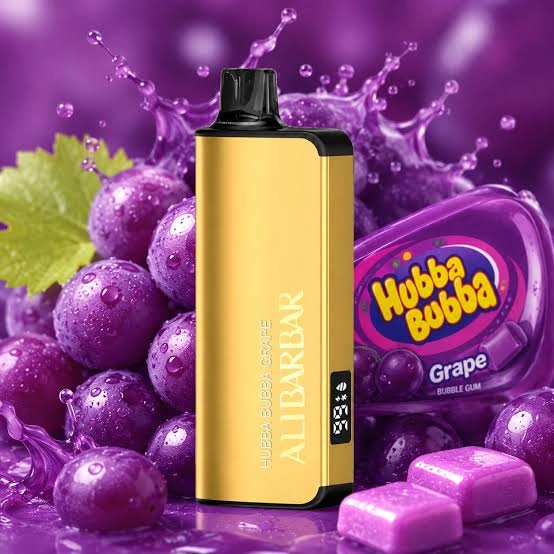 alibarbar-hubba-grape.webp ALIBARBAR INGOT Hubba Bubba Grape 9000 Puffs - Image 1
