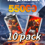 JNR Rage Grilla 55000 Puffs 10 Packs (Ship from oversea)