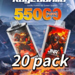 JNR Rage Grilla 55000 Puffs 20 Packs (Ship from oversea)