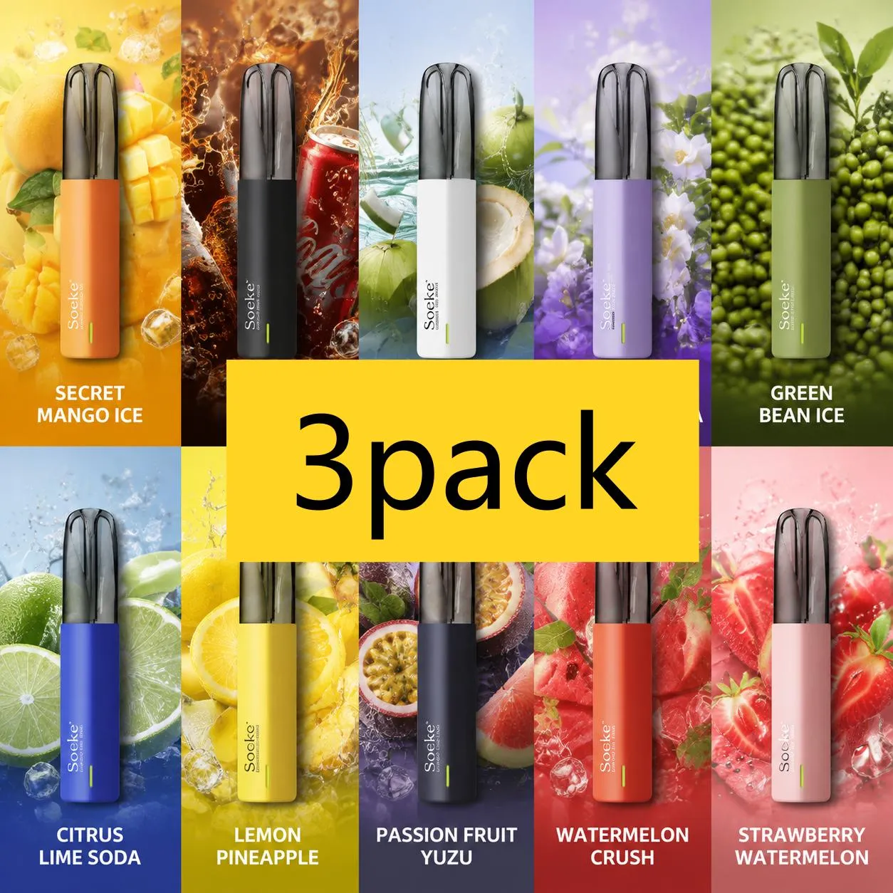 soeke-S7-3pack-.webp Soeke S7 6000 Puffs 3 Packs - Image 1